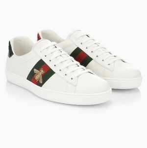 Gucci Ace Bee Embroidered Sneakers